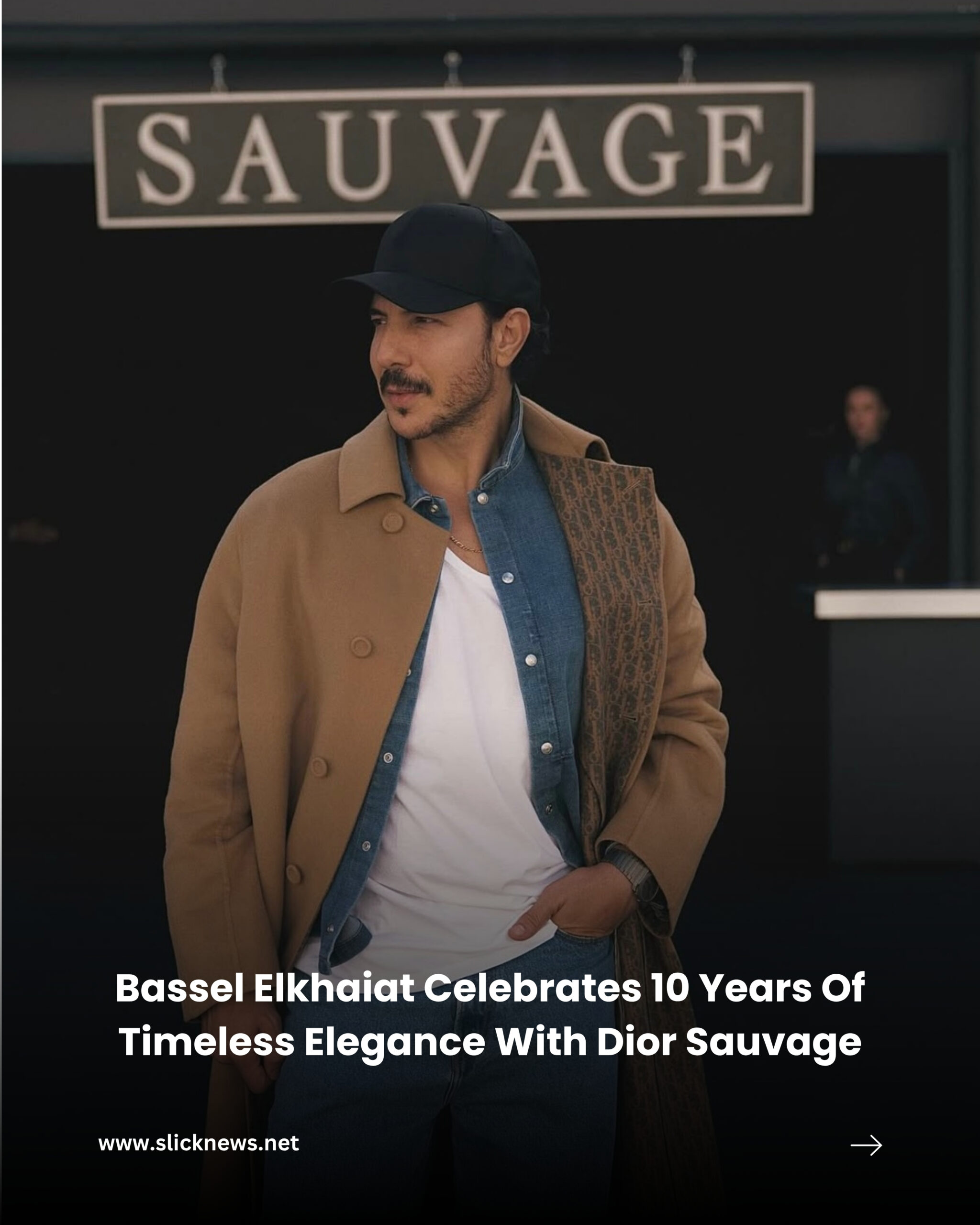 Bassel ElKhaiat Celebrates Dior Sauvage 10th Anniversary with Timeless Elegance