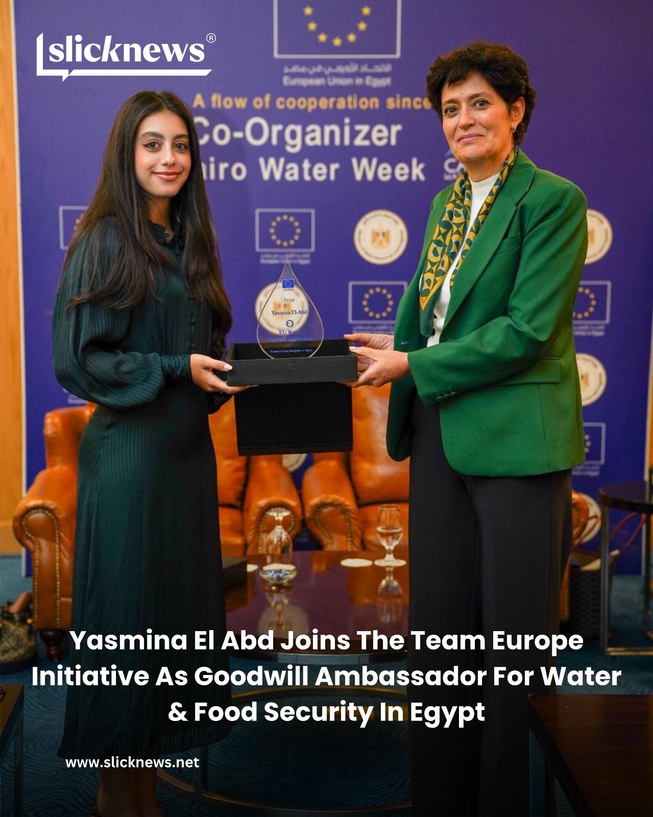 Yasmina El Abd Appointed as Goodwill Ambassador for the EU’s Team Europe Initiative in Egypt